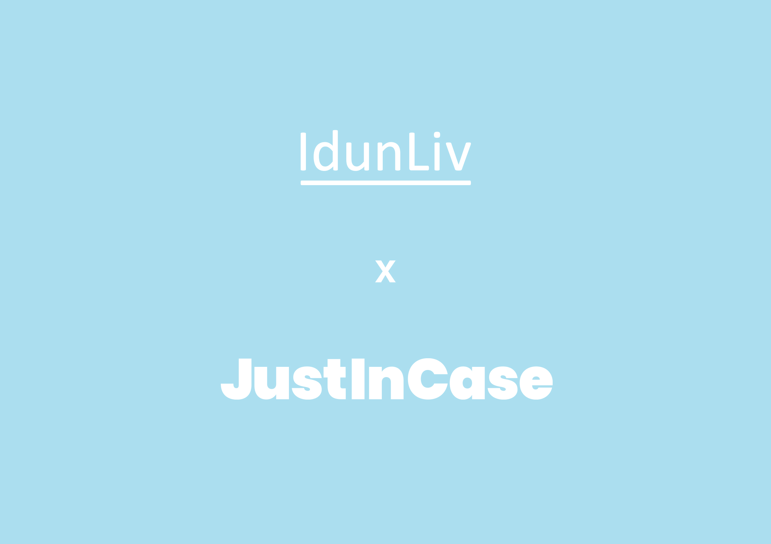 Idun Liv i nytt samarbete med JustInCase